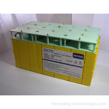 36V30AH LiFePO4 battery pack